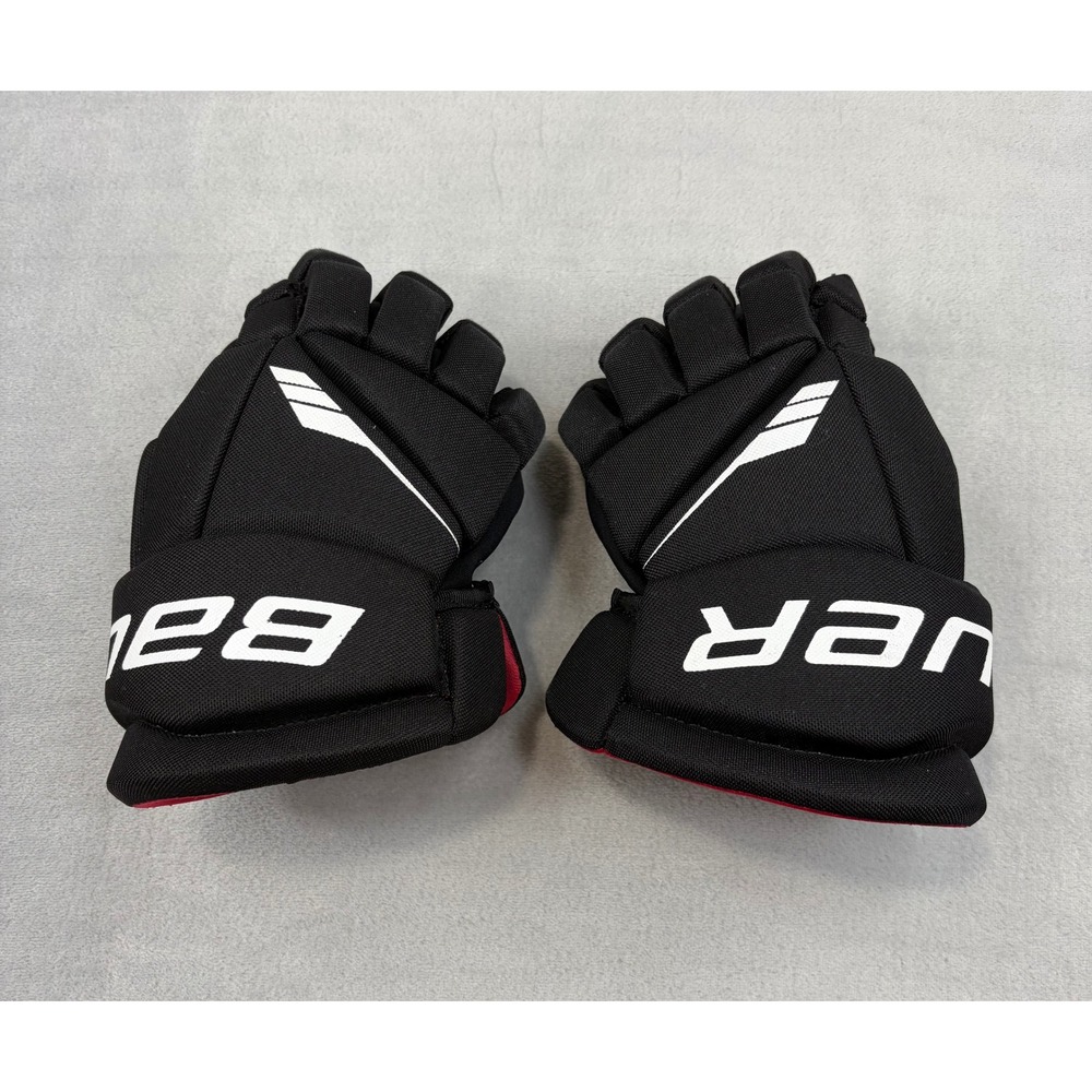Bauer Lil Sport Kids Hockey Gloves 11 Inch Black Padded Protective Gear